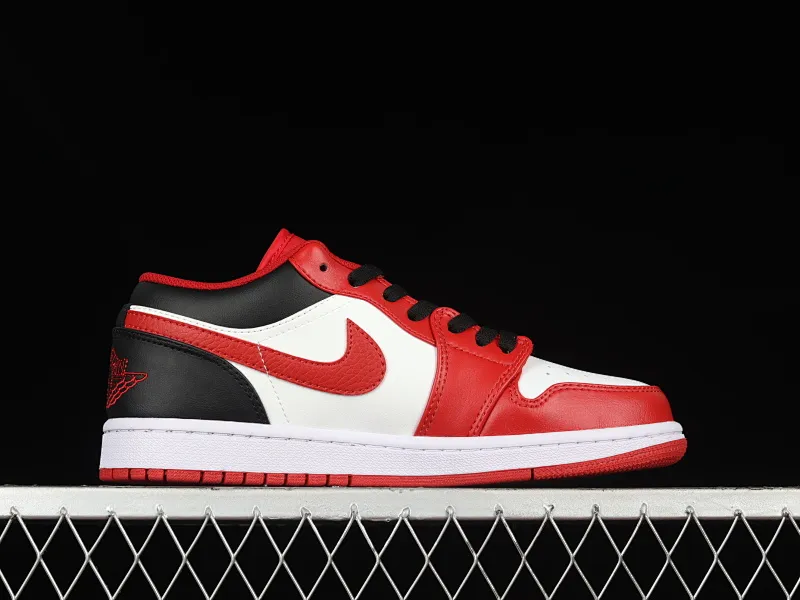 All categories Air Jordan Jordan series basketball shoes Air Jordan 1 Low Z version Air Jordan 1 Low AJ1 Joe 1 red, white and black Sports culture basketball shoes 553558-163